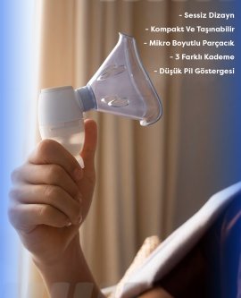 Yeni Nesil Taşınabilir Mesh Nebulizatör LT-N200
