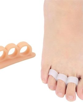 Ayak Parmak Düzeltici 3 Parmağa Geçen Çekiç Parmak Koruyucu Makaralı Silikon Parmak Kemik Koruyucu