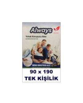 ALWAYS Tek Kişilik Yatak Koruyucu Alez